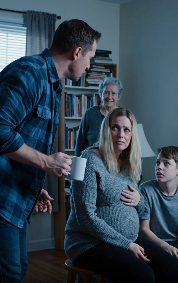 My husband poured scalding coffee on my head because I refused to pay his mother’s $15,000 mortgage. She laughed. But my six-year-old son saw everything. His next words to the 911 operator were just the beginning. What he revealed next—about a secret “evidence” folder and a hidden phone—unraveled a web of fraud, affairs, and lies that ended with a 12-year prison sentence.