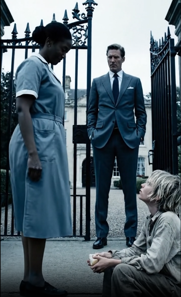 I Was Just a Maid, Risking My Job for a Starving Boy at the Gates. Then My Billionaire Boss Walked In. His Reaction to the Boy’s Four Simple Words Uncovered a Lie That Had Been Buried for Decades, and the Truth Was More Shocking Than Any of Us Could Have Imagined.