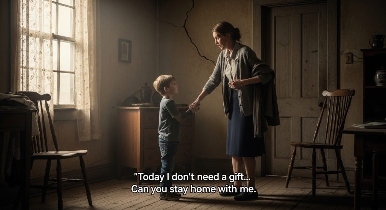 The Widow Left Her Son Alone on His 10th Birthday to Chase a Paycheck. When The Neighbors Found Her Bag, They Fell to Their Knees Weeping.