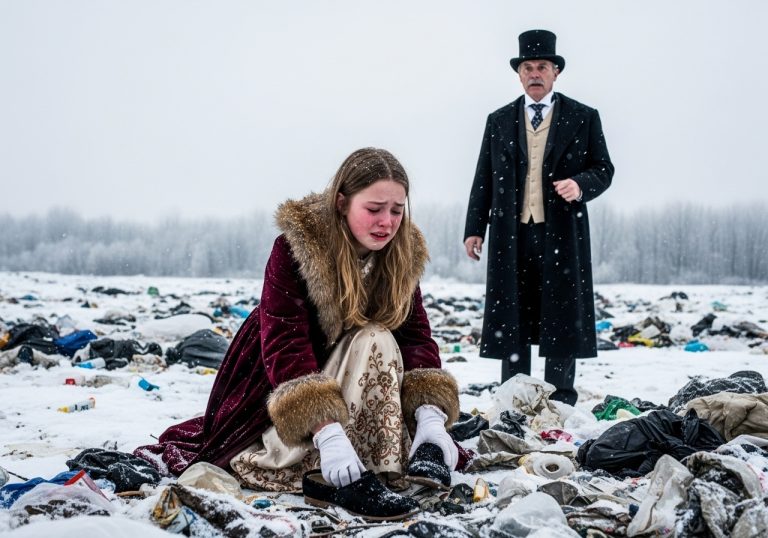 Wealthy Grandpa Tries to Throw Away Orphan’s Dirty Oversized Sandals, Then He Reads the Note Hidden in Her Pocket and Breaks Down