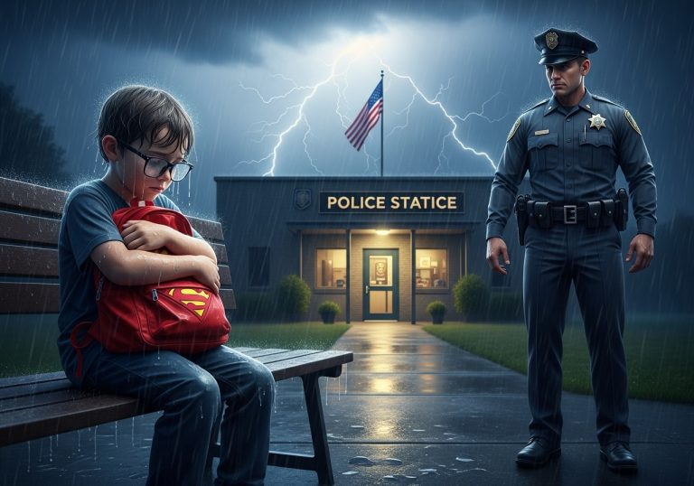 The Boy Who Waited for Tuesday: A 7-Year-Old Sat on a Bench for Three Days, and What the Police Found in His Backpack Left the Whole Station in Tears