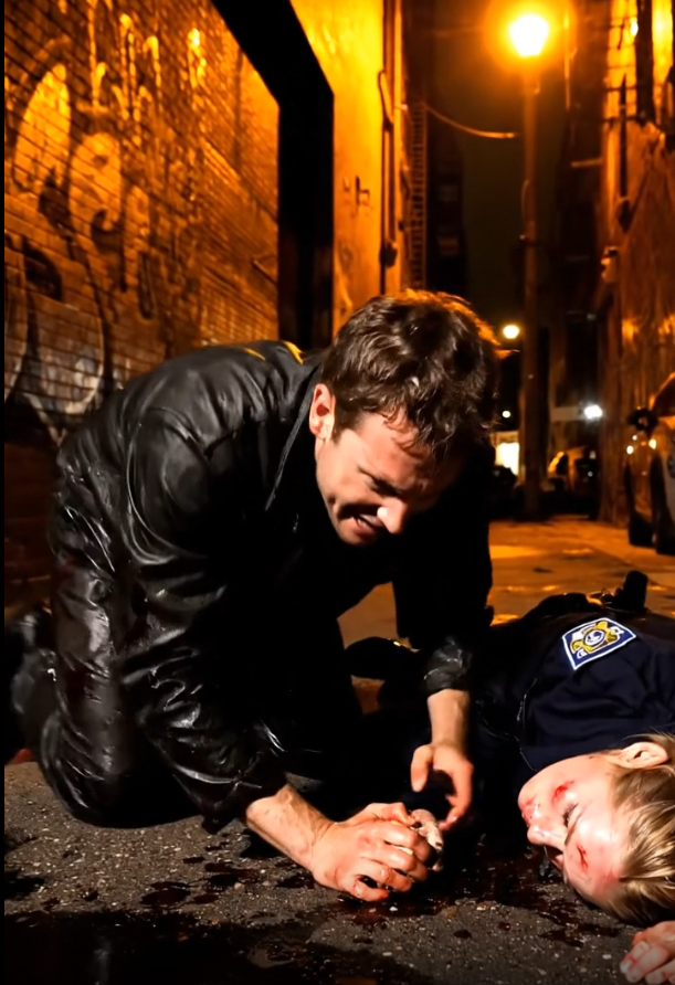 “Hey, stay with me.” A single dad, walking his dog, stumbled upon a decorated officer bleeding out from an ambush. He wasn’t a hero, just a mechanic. But when the two armed assailants returned to finish the job, what he and his loyal German Shepherd did next didn’t just save her life—it sent a shockwave through the entire police force, leaving veteran cops utterly stunned.