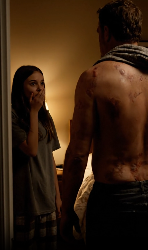 The Single Glimpse That Shattered My Suburban American Dream: I Thought My Hardworking Father Was My Hero, But A Viral News Alert Revealed A Dark Secret Hidden Beneath His Shirt For Years, Making Me Question If The Scars On His Back Were Proof Of His Sacrifice… Or A Desperate, Armed Fugitive’s Past Crime That Would Change Everything I Knew About The Man Who Raised Me.